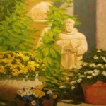 Saint Francis and Flowers